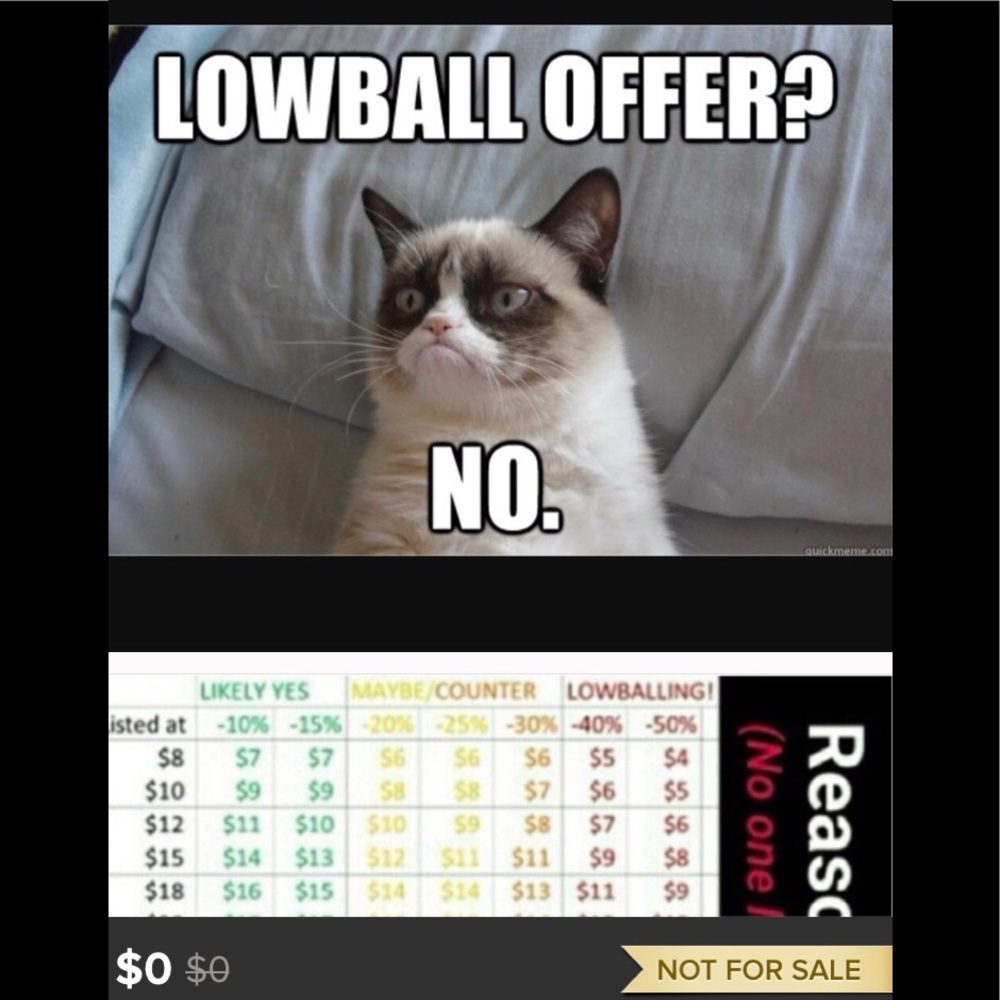 No Low ballers